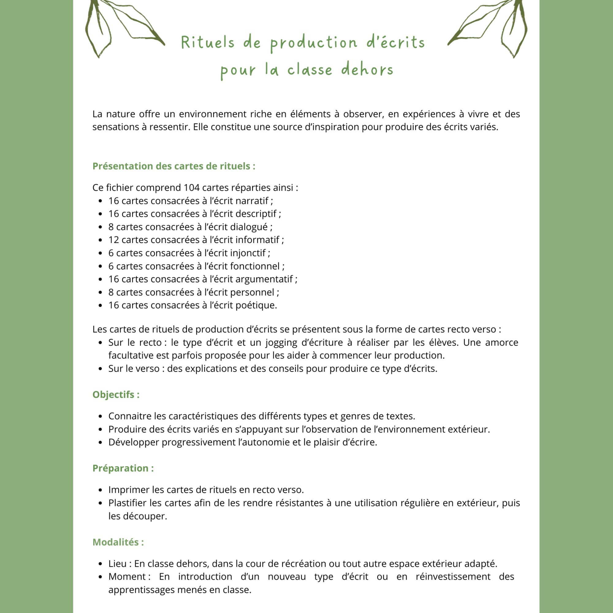Rituels Production d'écrits – Image 5